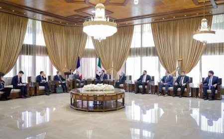 French Foreign Minister meets Al Shaibani
