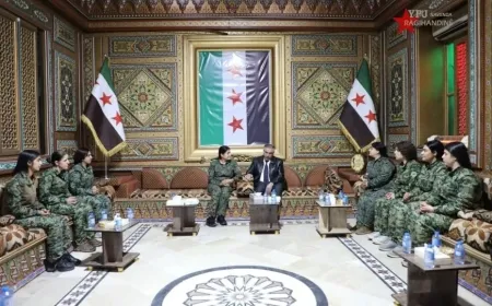 YPJ Command congratulates al-Hasakah Governor during visit