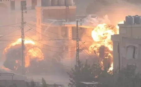 Intense Israeli airstrikes on southern Lebanon