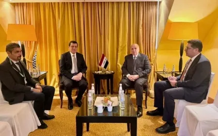 meeting Between Mazloum Abdi, Fuad Hussein discusses security, transfer of ISIS mercenaries in NE, Syria