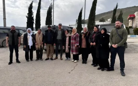 Entry of 4 humanitarian aid trucks into Rojava