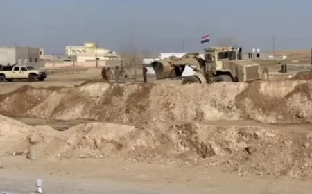 Iraqi Army sets up new military positions in Shengal