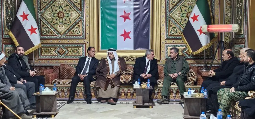 Hasakah governor receives delegation of city notables