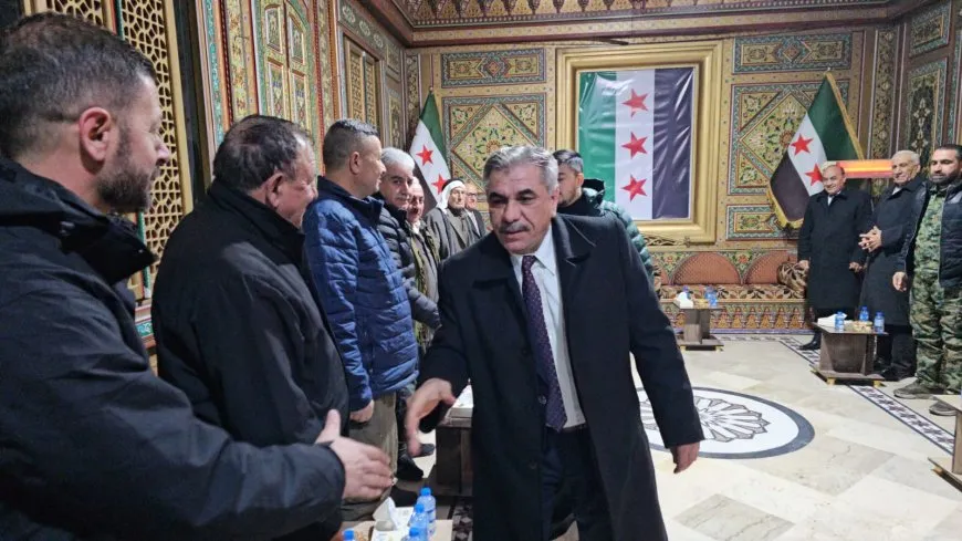 Hasakah governor receives delegation of city notables