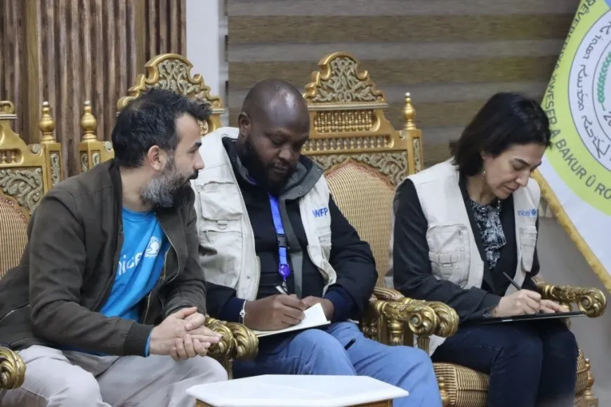 UNICEF, WFP meet with representatives of Kobani institutions