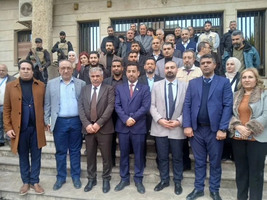 Health Minister of Interim Govt. visits Hasaka governor