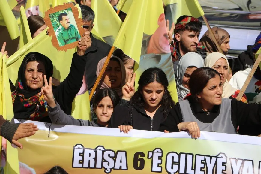 From Hasaka: Demands for leader Ocalan's freedom, rejection of conspiracy continuation