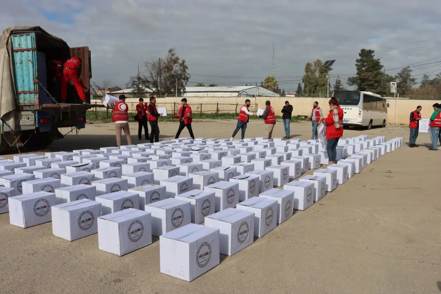 1,100 families benefit from food baskets in Qamishlo