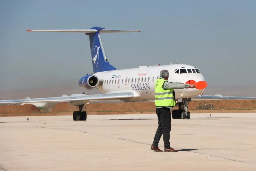 Technical delegation from interim government arrived at Qamishli International Airport