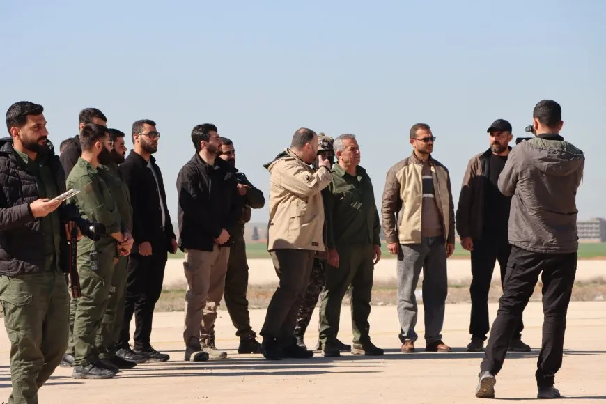 Technical delegation from interim government arrived at Qamishli International Airport