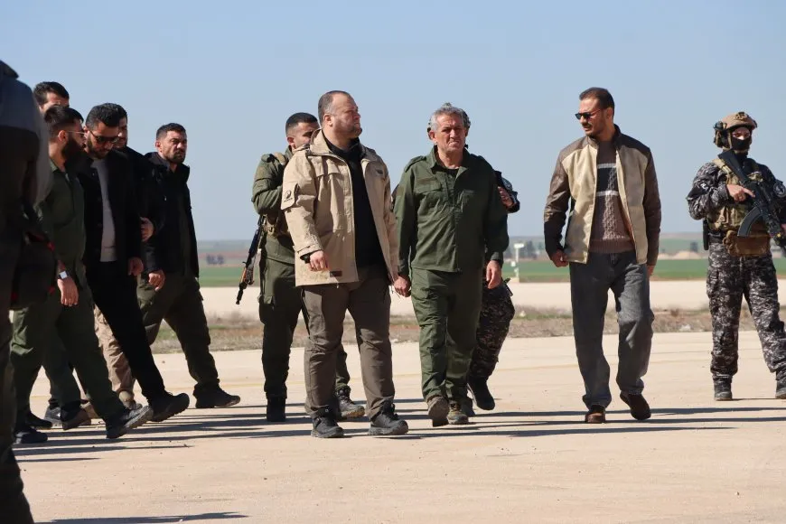 Technical delegation from interim government arrived at Qamishli International Airport