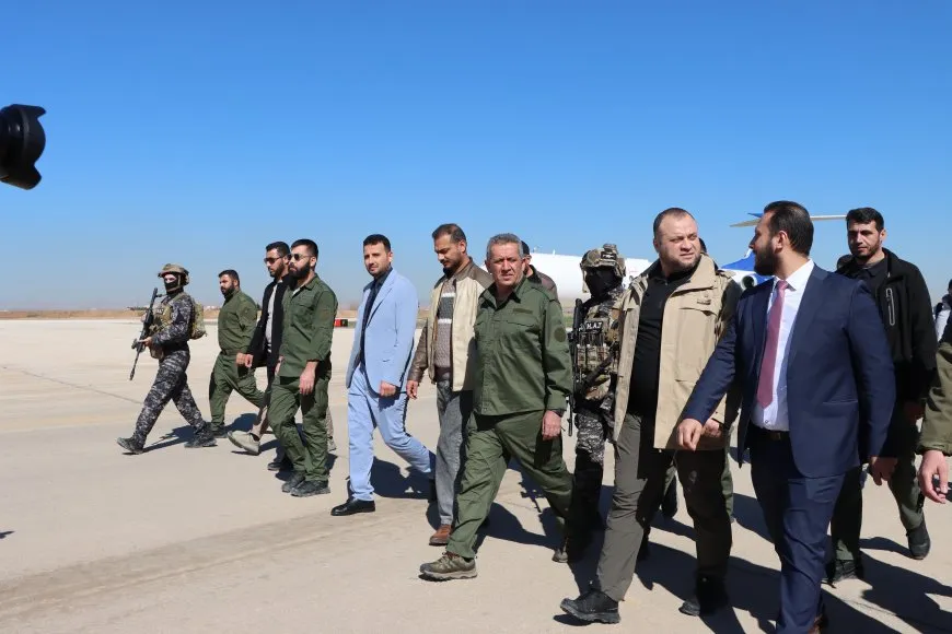 Technical delegation from interim government arrived at Qamishli International Airport