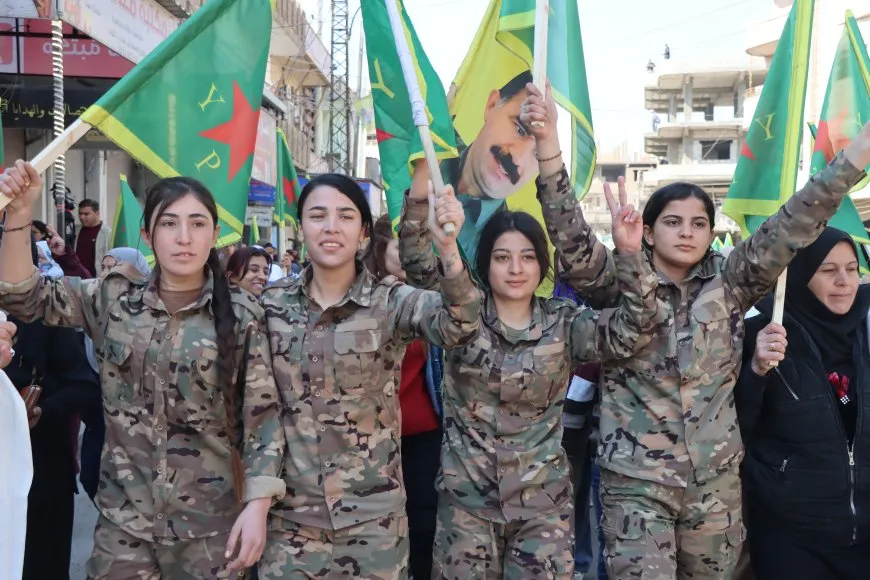 In march supporting YPJ: "Let's strengthen our unity, protect our gains"