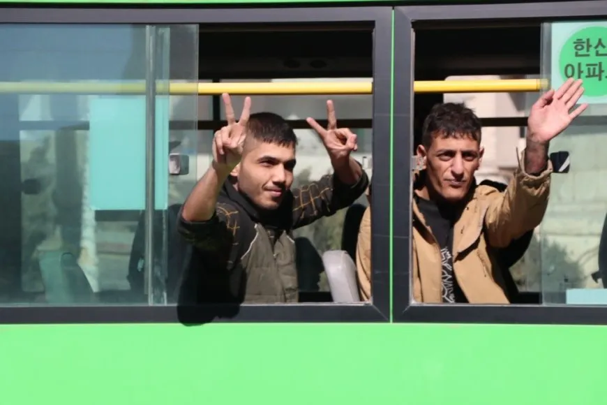 Release of 66 prisoners in Kobani