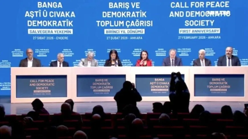 Press conference on anniversary of “Peace and Democratic Society” call