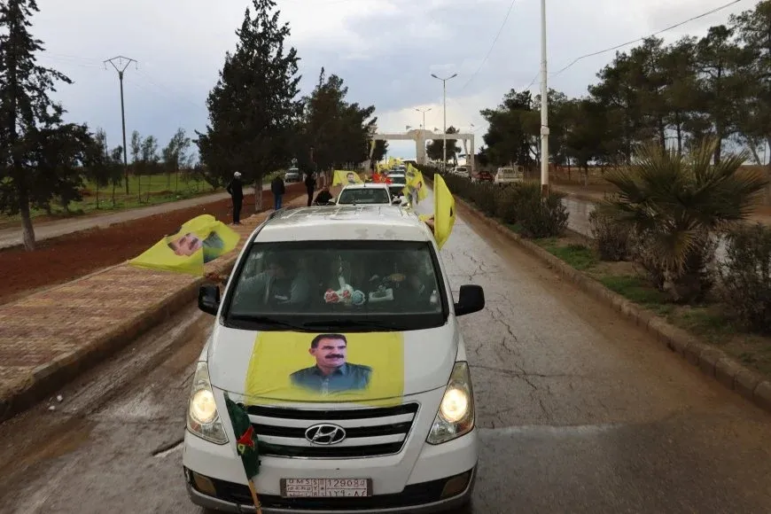 Residents of Tirbespiyê hold march following leader Ocalan’s Message