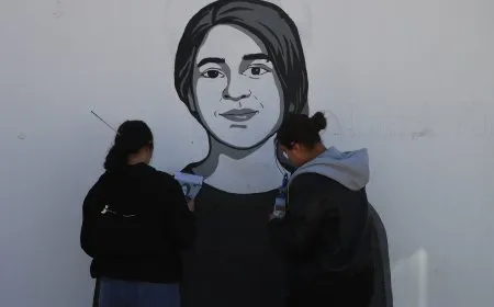 Murals in Qamishlo to celebrate International Women's Day