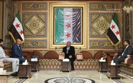 Hasakah governor receives committee from Ministry of Education
