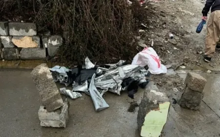 Drone falls in Jumlan, injures one and damages homes