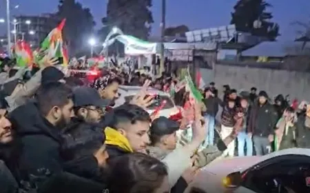 After eight years, first convoy of displaced people from Afrin arrives home