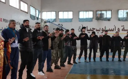 Internal Security Forces in Amuda Celebrate Newroz