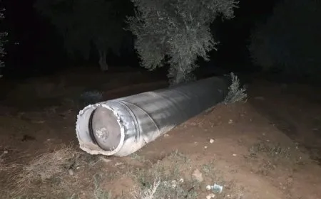 Missile debris, believed to be Iranian, falls in Damascus countryside