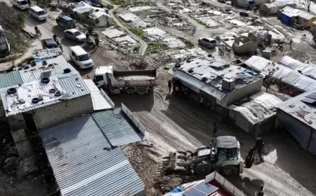 Building collapses in Salqin, Idlib Countryside due to heavy rains