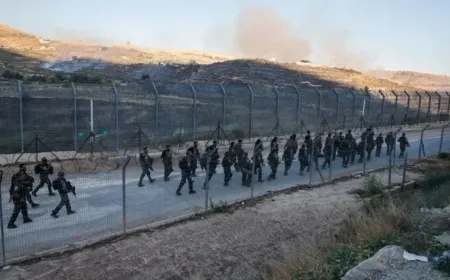 Israeli escalation against Lebanon from Mount Hermon, Syrian border