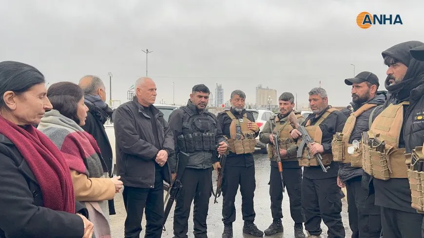 Kobani Administration inspects joint security checkpoints in Jalabiyah