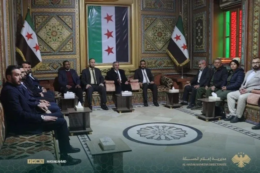 Hasaka governor discusses Afrin displaced return with government delegation