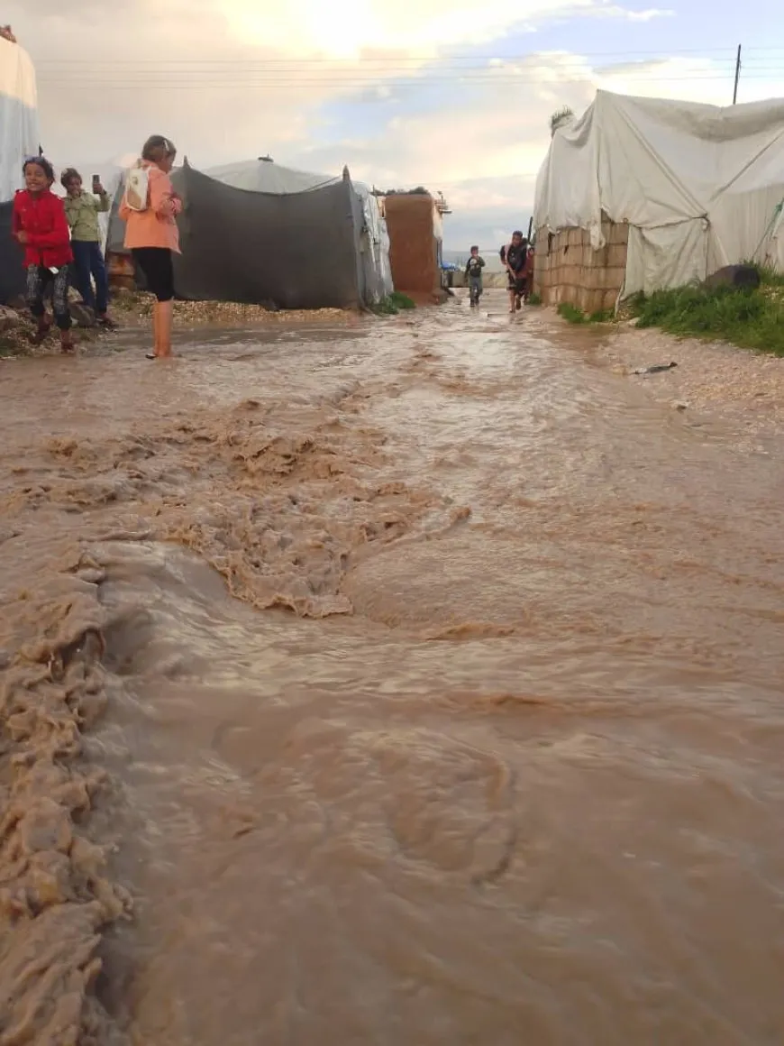 Heavy rain floods Washokani Camp