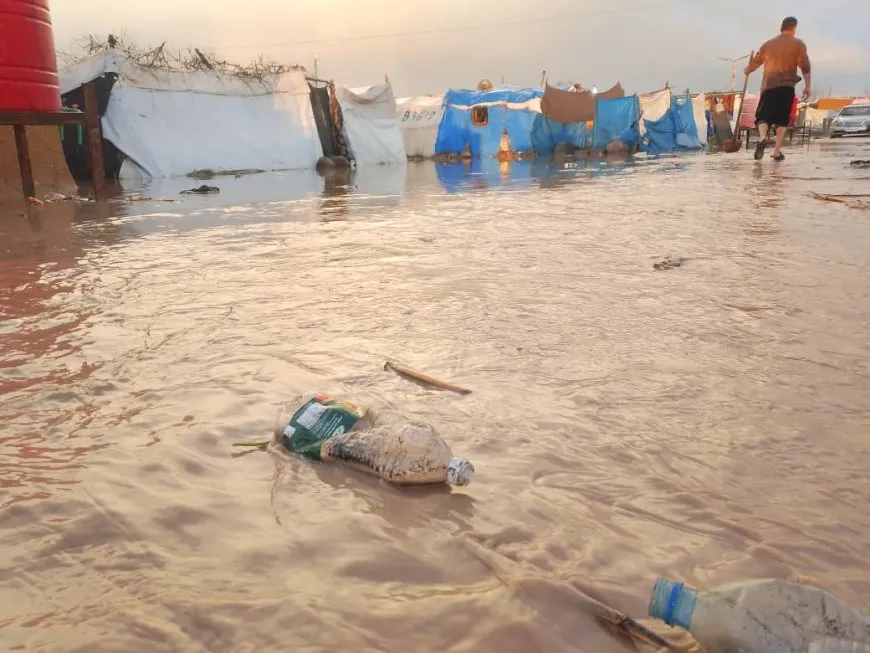 Heavy rain floods Washokani Camp