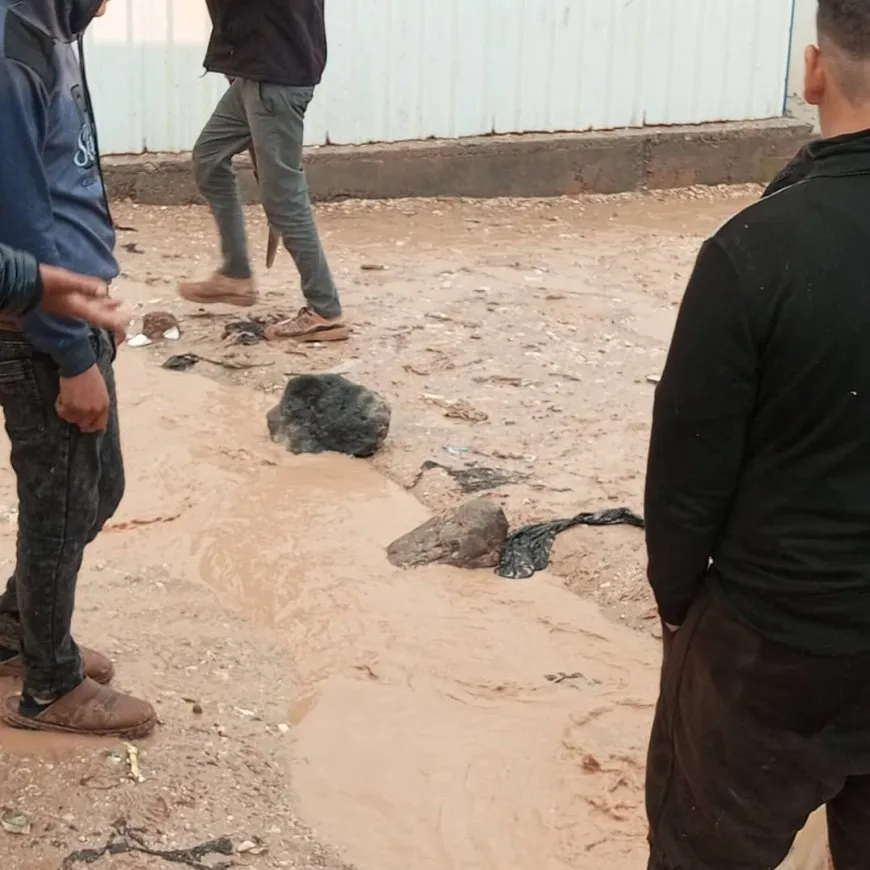 Heavy rain floods Washokani Camp