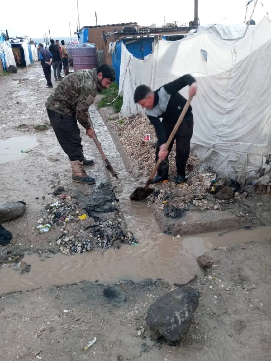 Heavy rain floods Washokani Camp