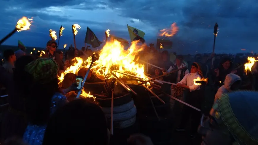 Newroz flames light up Rojava