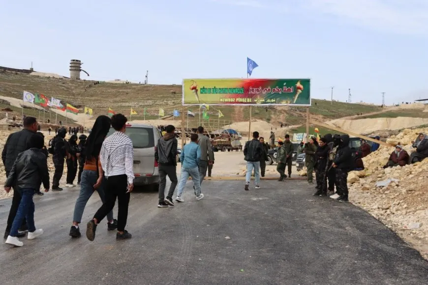  Newroz 2026.. Masses flock to celebration squares in Girkê Legê,Derik and Kobani