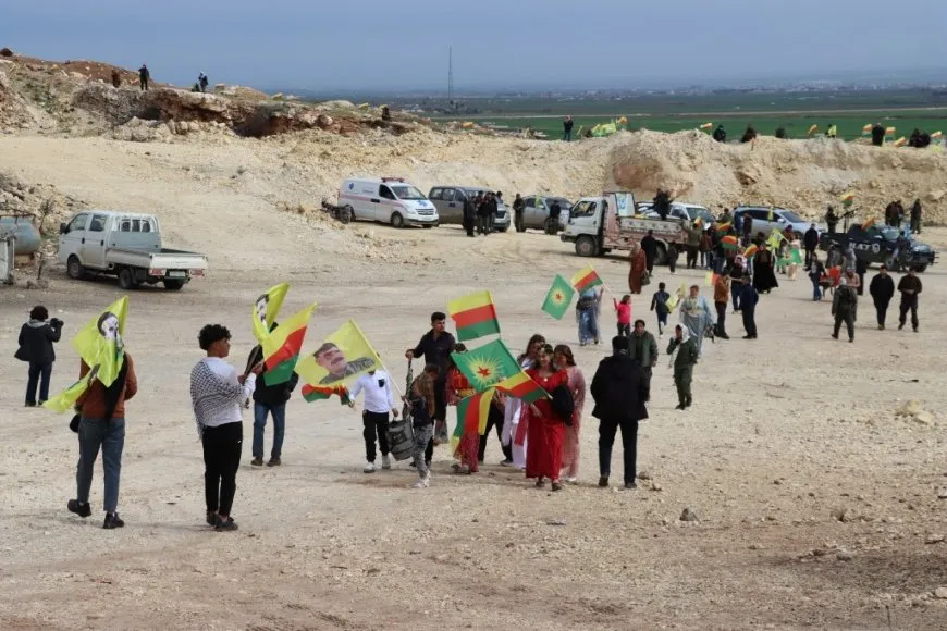 Newroz 2026.. Masses flock to celebration squares in Girkê Legê,Derik and Kobani