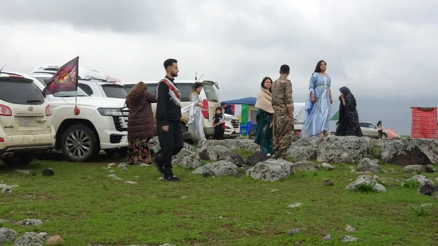  Newroz 2026.. Masses flock to celebration squares in Girkê Legê,Derik and Kobani