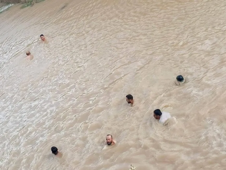 2  children drown in rainwater near Al-Shaddadi