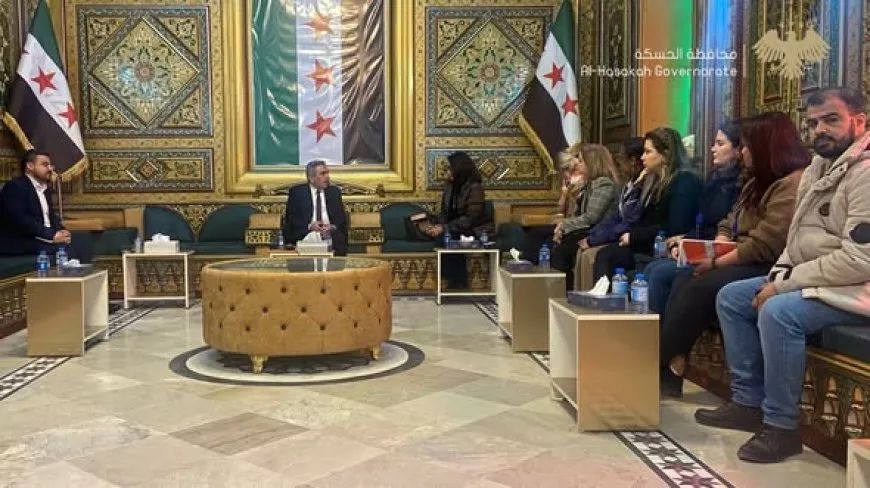 Hasaka Governor discusses educational needs with UNICEF