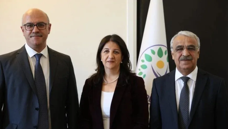 DEM Party delegation returns from Imrali visit