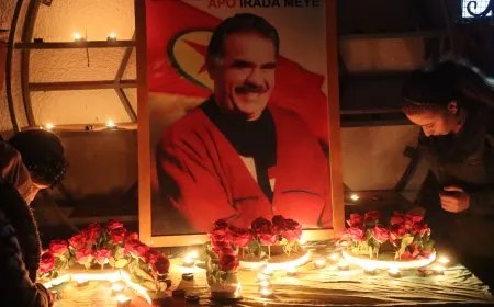Candle lighting in Garkê Legê marks leader Ocalan’s birthday