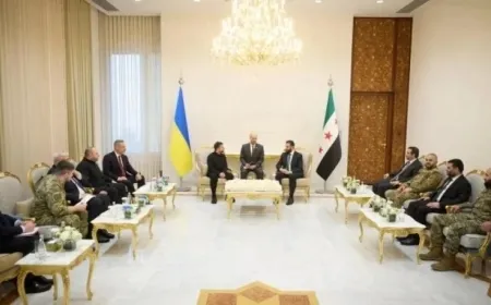 Ukrainian-Syrian talks focus on security, defense, economic cooperation