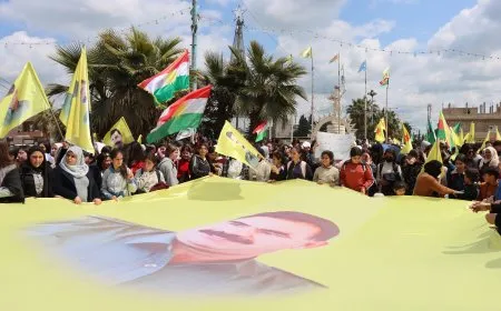 Amuda demonstration in support of South, East Kurdistan affirms Kurdish unity
