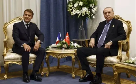 Macron and Erdoğan discuss situation in Iran, Ukraine