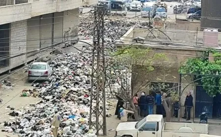 “Mountains of Waste” overwhelm Damascus, its countryside