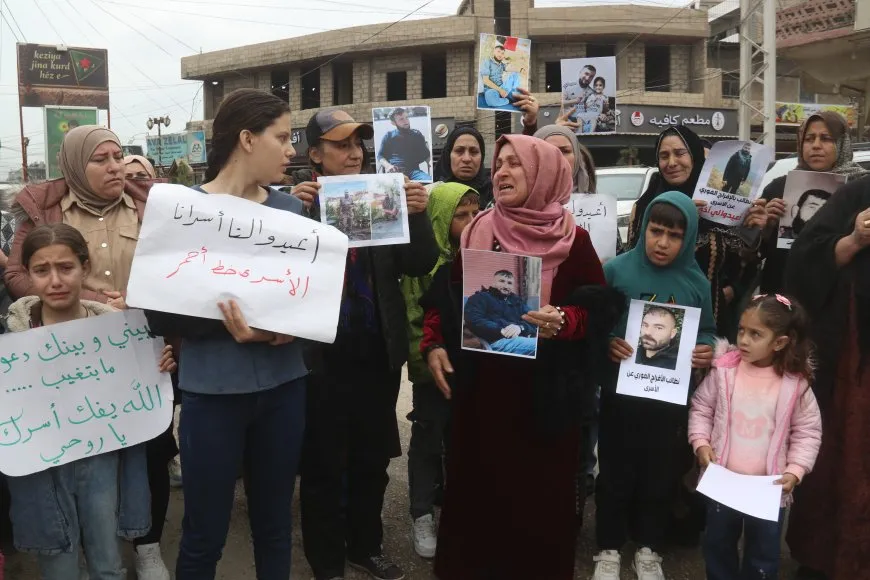 Protest in Qamishlo demands prisoners' release