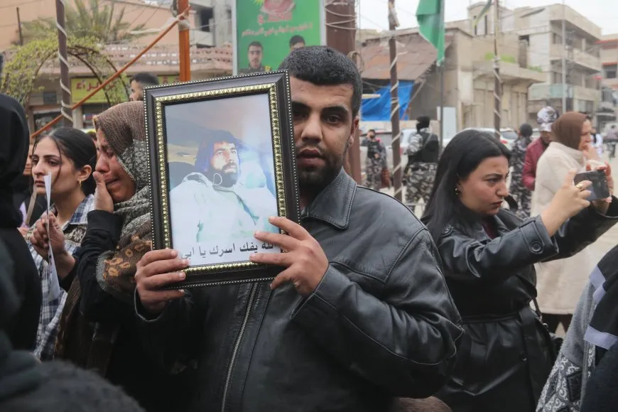 Protest in Qamishlo demands prisoners' release