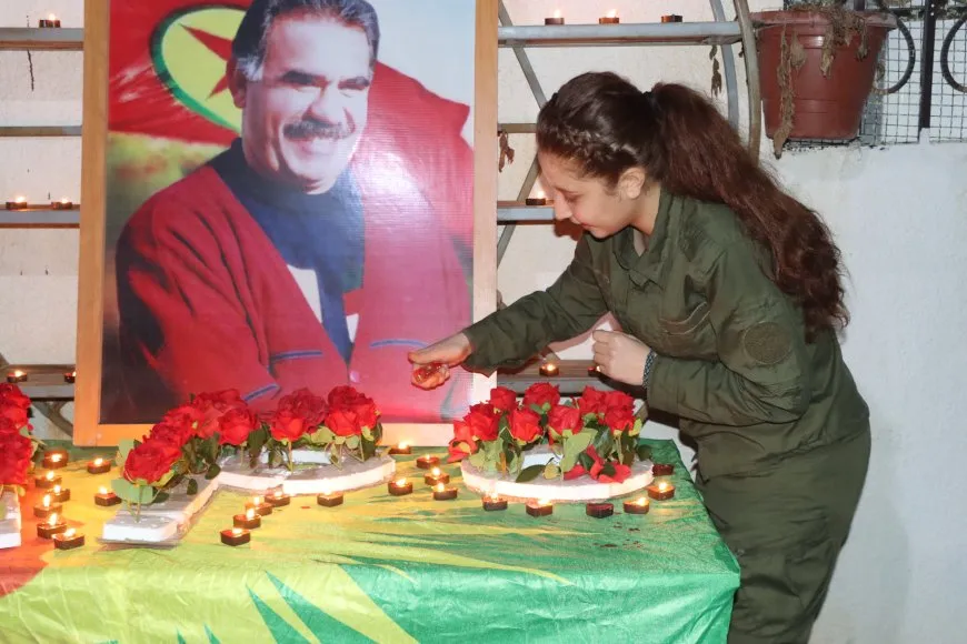 Candle lighting in Garkê Legê marks leader Ocalan’s birthday