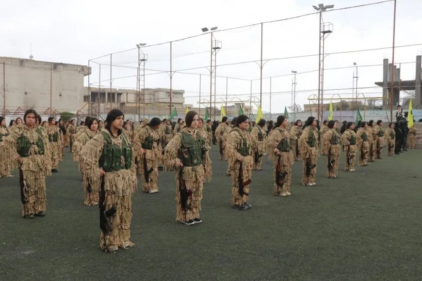 YPJ salutes leader's birthday, its founding anniversary with military parade